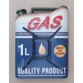 Gas quality product metal garage / wall decor.