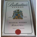 Ballantine's whisky bar mirror