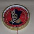Richelieu illuminated clock. 30cm diameter.