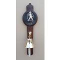 Brass Bell 12 cm With Wall Hanging Johnnie Walker Backing