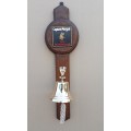Brass Bell 12cm With Wall Hanging Captain Morgan Backing