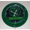 Jagermeister Illuminated Clock 58cm Diameter