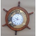 Decorative Ships Wheel Clock