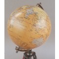 World globe. On telescopic tripod stand. Beautiful item to complement your home