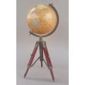 World globe. On telescopic tripod stand. Beautiful item to complement your home