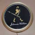 Johnnie Walker Illuminated Clock 51cm Diameter