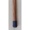 Walking stick. Rosewood with brass handle