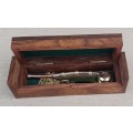 Nautical Boatswain Whistle in a wooden box.