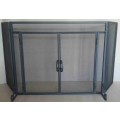 Fireplace Child/ Pet Surround Screen with Front Opening Doors. 100 x 80
