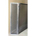 3 Panel Heavy Fire Screen with Hinged Side Panels 100cm x 80cm