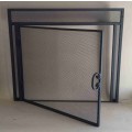 Surface Mounted Fire Screen with One Opening Door 80cm x 80cm