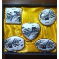 Set Of 5 Jewelry Trinket Boxes Great Wall Of China
