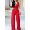 Sexy Rompers Womens Jumpsuit Sleeveless V Neck Bodycon - 3 Colours available