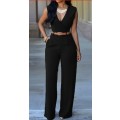 Sexy Rompers Womens Jumpsuit Sleeveless V Neck Bodycon - 3 Colours available