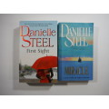 A set of 2 books by Danielle Steel: Miracle and First Sight