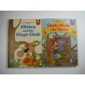 MICKEY and the MAGIC CLOAK Walt Disney Productions 1975 and GOOFY MINDS THE HOUNDS Walt Disney-1975