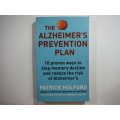 The Alzheimer`s Prevention Plan- Patrick Holford