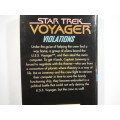Violations (Star Trek Voyager, No 4) Susan Wright (SOFTCOVER)