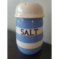 LARGE 12 cm x 7.5 cm!!!! Cornish Kitchen Ware!! TG Green and Co ltd. Made in England Salt Shaker!!