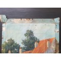 100 Y/old oil on canvas