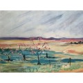 Spring in the Overberg Painting, Signed