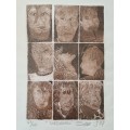 Sara J Etching 40/40 Signed, Titled and dated 1987!!