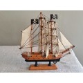 A Beautiful Pirate ship model.