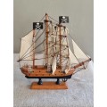 A Beautiful Pirate ship model.
