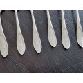 6 Silver Teaspoons, 58.4 grams, in case