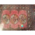 Hand made Baluch Persian carpet 85x110