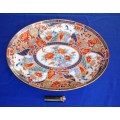 Very Large Imperial Imari Oval  Platter 41cm x 30cm
