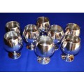 Silver Plate Brandy Snifters - Set of Eight