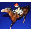 Beswick Group - Racehorse and Jockey--Very Rare