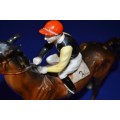 Beswick Group - Racehorse and Jockey--Very Rare