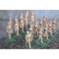 18 HAND PAINTED LEAD SOLDIERS