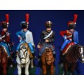 Horsemen - Hand painted Lead set of four