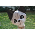 Standing Wooden Cat Carving