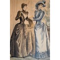 Magasin Des Demoiselles-Legrand Victorian signed Print