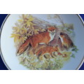 Wild Life of Britian Collectable display Plate Small