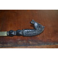 Vintage Shoe Horn with Detailed Horse Head Handle