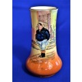 Royal Doulton Dickens Ware "The Fat Boy" Vase / Spill