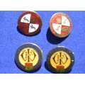 ** REDUCED **Vintage Badges / Pins - Four Pieces