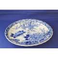 Large Chinese Blue and White Charger / Bowl c1900