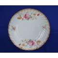 Pretty Vintage Porcelain Bowl with floral Pattern and Gilt Rim