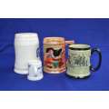 Assorted Beer Tankards - Four Pieces