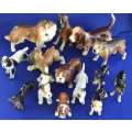 Collection of Porcelain Dogs - 14 Pieces