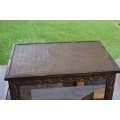 Antique Style Vintage Brass Clad Fireplace  Wood / Coal Storage Box