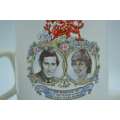 Mug and Tankard Commemorating the Marriage of Prince Charles to Lady Diana Spencer - 1981