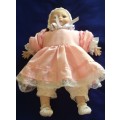 Vintage Porcelain Bean Bag Baby Doll