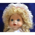 Vintage Porcelain Baby Doll - Repaired Foot